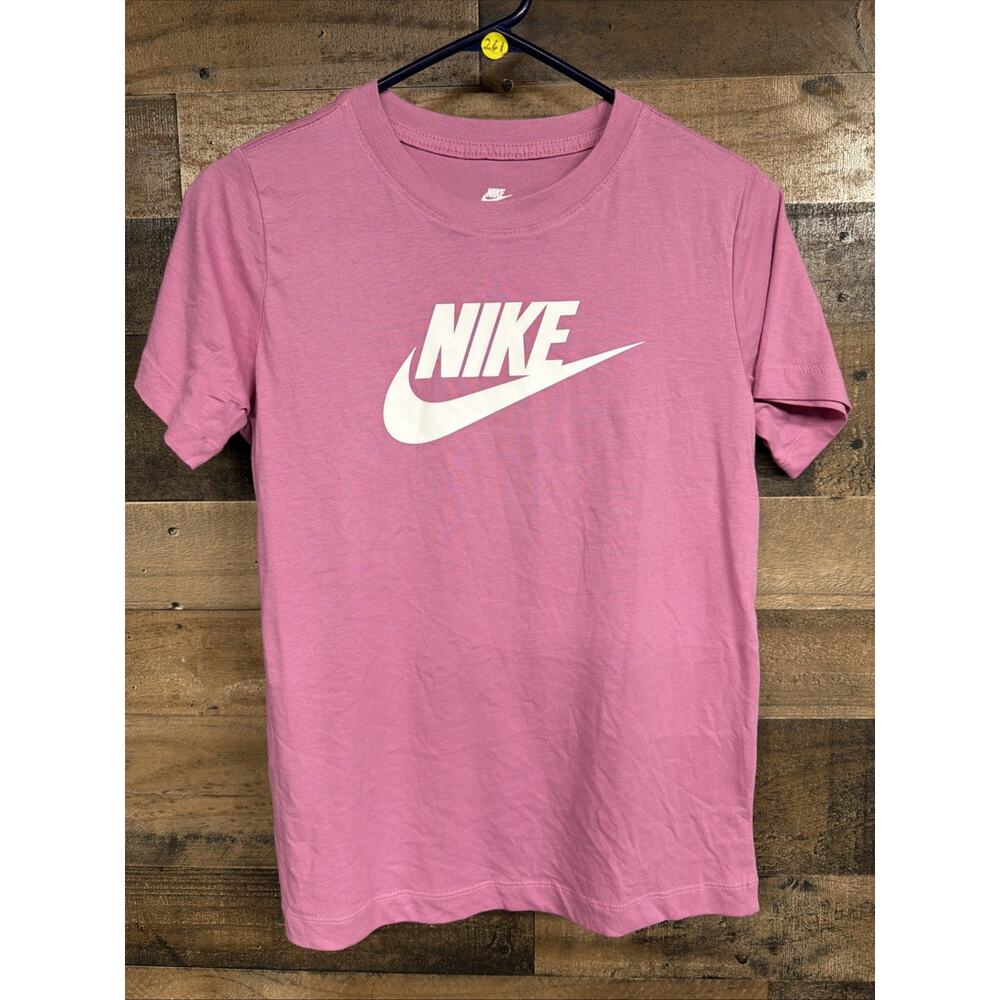Nike Unisex Kid's Size L Short Sleeve T-Shirt Light Magenta Large NWT SKU 057